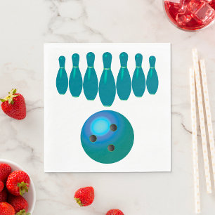 Servilleta De Papel Bolas de boliche y deportes divertidos