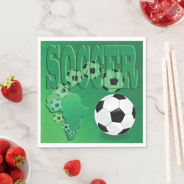 Servilleta De Papel Bolas de fútbol Napkins de papel (Subido por el creador)