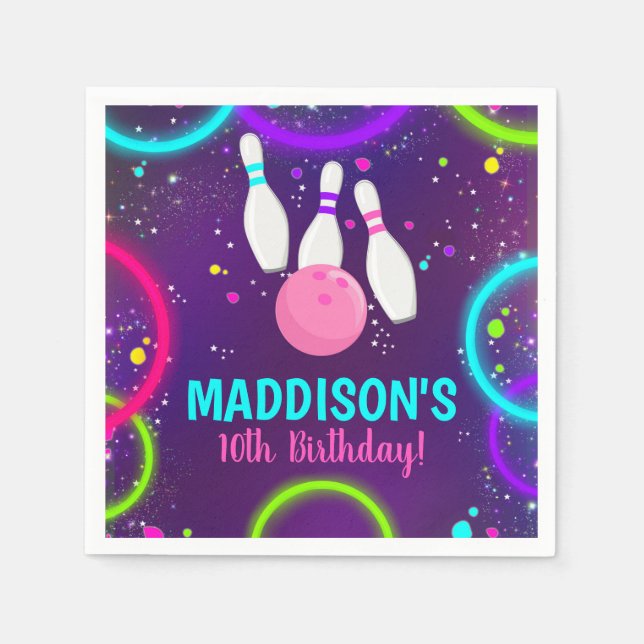 Servilleta De Papel Bolas de papel de boliche Napkins (Anverso)