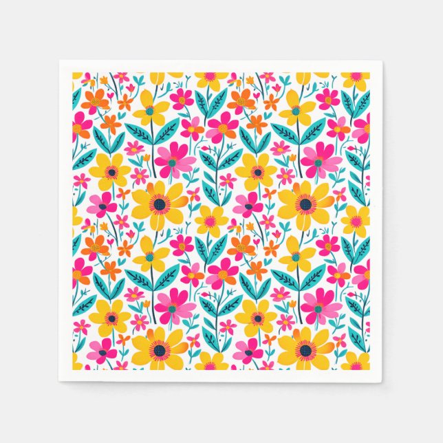 Servilleta De Papel Bold Bloom  (Anverso)