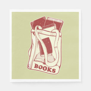 Servilleta De Papel Bolsa de libros que me encanta leer