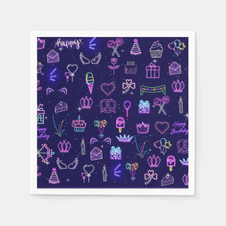 Servilleta De Papel Bolsa de regalo de cumpleaños de princesa | Bolsa 