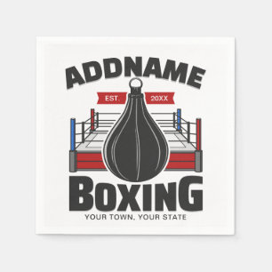 Servilleta De Papel Bolsa de velocidad del gimnasio Boxer Ring ADD NAM