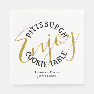 Servilleta De Papel Bolsa favorita de la mesa de cocina de Pittsburgh