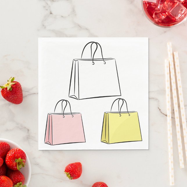 Servilleta De Papel Bolsas de compras Bolsas de papel Napkins (Subido por el creador)