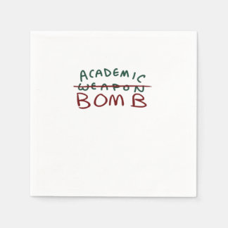 Servilleta De Papel Bomba académica sobredimensionada