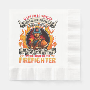 Servilleta De Papel Bombero de bomberos