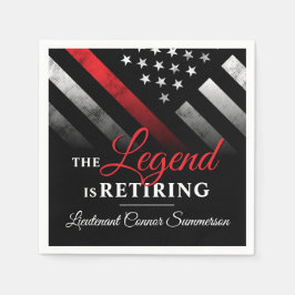 Servilleta De Papel Bombero del Departamento de Bomberos de Retiro