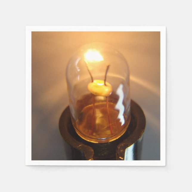 Servilleta De Papel Bombilla de luz de bajo voltaje brillante (Anverso)