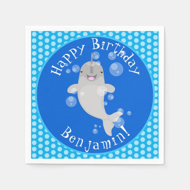 Servilleta De Papel Bombillas de narguile alegres, ilustracion persona (Anverso)