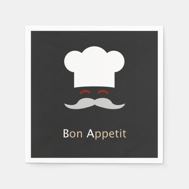Servilleta De Papel Bon Appetit Chef (Anverso)