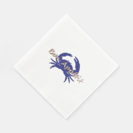Servilleta De Papel Bon-Appetite- Little-BLUE_Crab-Everyday- Celebra