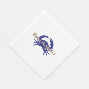 Servilleta De Papel Bon-Appetite- Little-BLUE_Crab-Everyday- Celebra