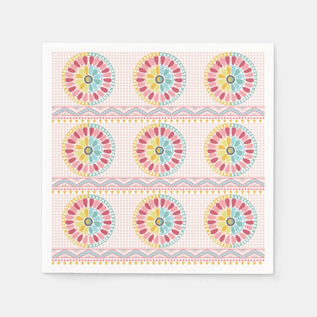 Servilleta De Papel Bonitas servilletas de patrón K (Anverso)