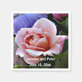 Servilleta De Papel Bonitas toallas de arte floral rosa rosa rosa