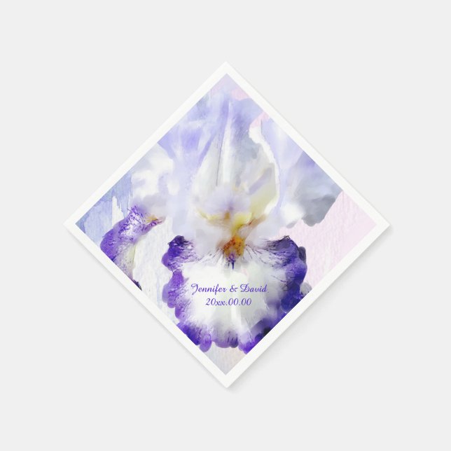 Servilleta De Papel Bonitas toallas de papel Personalizado Iris (Borde)