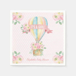 Servilleta De Papel Bonito Adventure Hot Air Balloon Baby Shower
