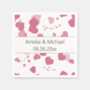 Servilleta De Papel Bonito amor corazón Personalizado