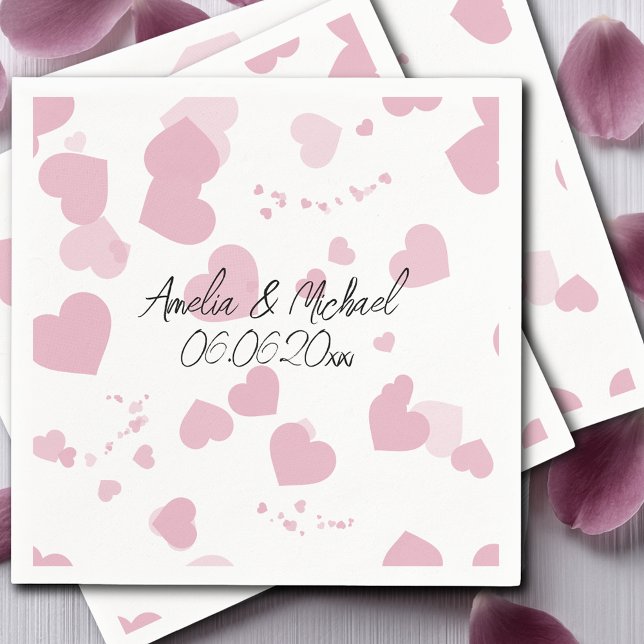 Servilleta De Papel Bonito amor corazón Personalizado (Subido por el creador)