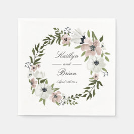 Servilleta De Papel Bonito Boda floral Napkin