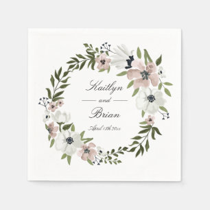 Servilleta De Papel Bonito Boda floral Napkin