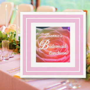 Servilleta De Papel Bonito Bridesmaid Luncheon Personalizado Napkins