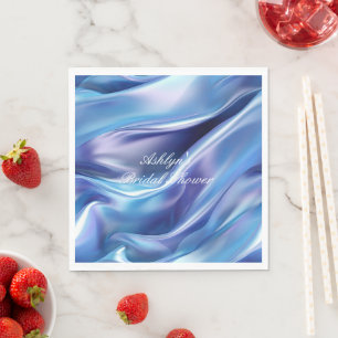 Servilleta De Papel Bonito Dreamy Blue Purple Bridal Shower
