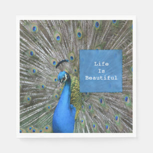 Servilleta De Papel Bonito Kauai Peacock