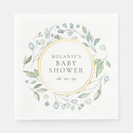 Servilleta De Papel Bonito Laurel Garland Baby Shower / Sprinkle