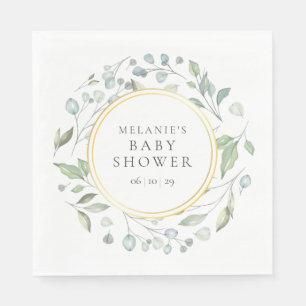 Servilleta De Papel Bonito Laurel Garland Baby Shower / Sprinkle