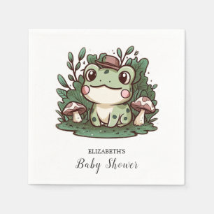 Servilleta De Papel Bonito Little Frog Baby Shower