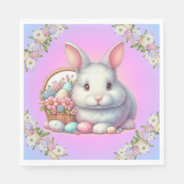 Servilleta De Papel Bonito Pastel de conejo de Pascua