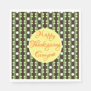 Servilleta De Papel Bonito Pattered Happy Thankding Harvest Moon