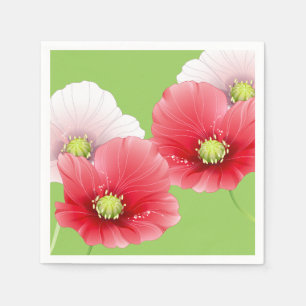 Servilleta De Papel Bonito Poppies Floral