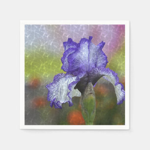 Servilleta De Papel Bonito Purple Iris