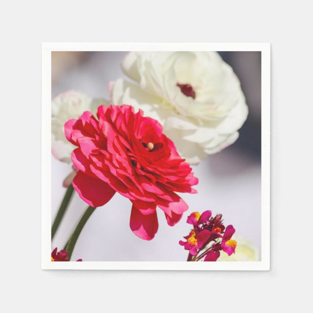 Servilleta De Papel Bonito Spring Peonies (Anverso)