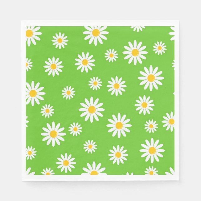 Servilleta De Papel Bonito Summer Daisies (Anverso)