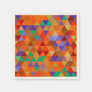 Servilleta De Papel Bonito Triangle grunge patrón I + tus ideas