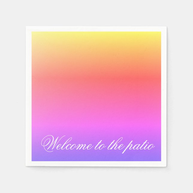 Servilleta De Papel Bonito Vibrant Pastel (Anverso)