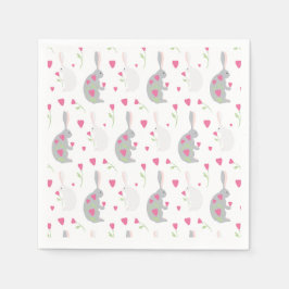 Servilleta De Papel Bonitos conejitos.