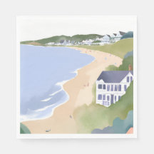 Bonnet Shores | Rhode Island Playa Acuarela