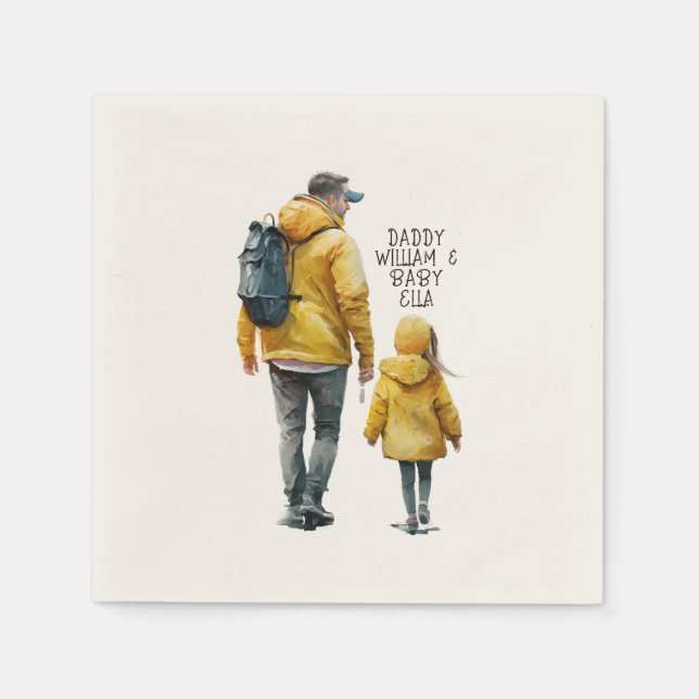 Servilleta De Papel Bono padre y hija (3) (Anverso)