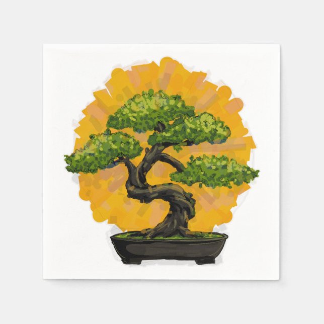 Servilleta De Papel Bonsai Tree Lover (Anverso)