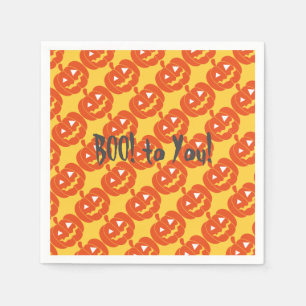 Servilleta De Papel "¡Boo!" Calabazas Fiestas divertidas de calabaza s