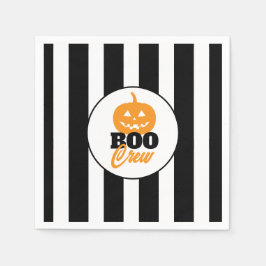 Servilleta De Papel Boo Crew Jack O Lantern Halloween Party