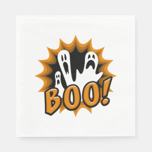 Servilleta De Papel ¡Boo de Halloween!