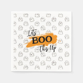 Servilleta De Papel BOO ese patrón de fantasma volador