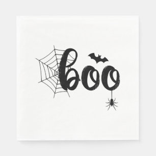Servilleta De Papel Boo Halloween Fantasma Cute Halloween Festín Famil