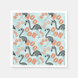 Servilleta De Papel Boo Halloween | Flamingo Skeleton