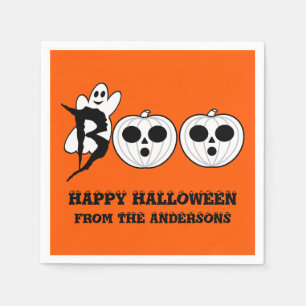 Servilleta De Papel ¡BOO! Halloween Ghost Napkins